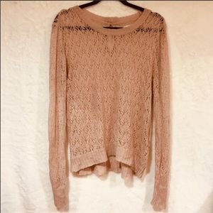 LC Lauren Conrad | Blush Pink Loose Knit Sweater